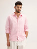 Solid Regular Fit Full Sleeve Shirt | Pink