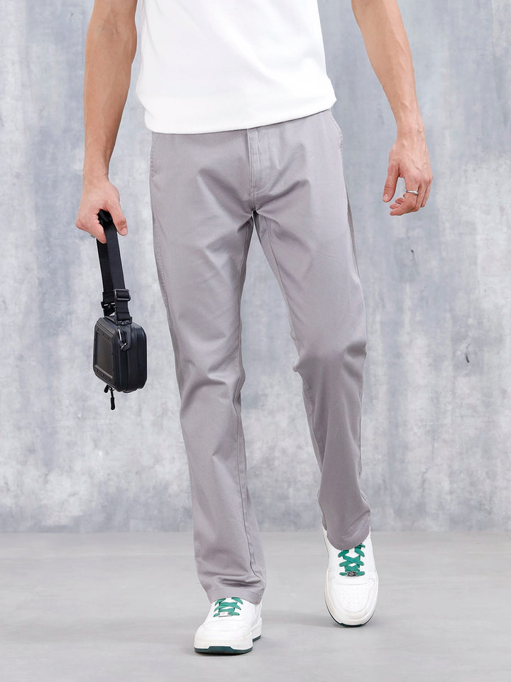 Men's Straight Fit Woven Jogger | Grey