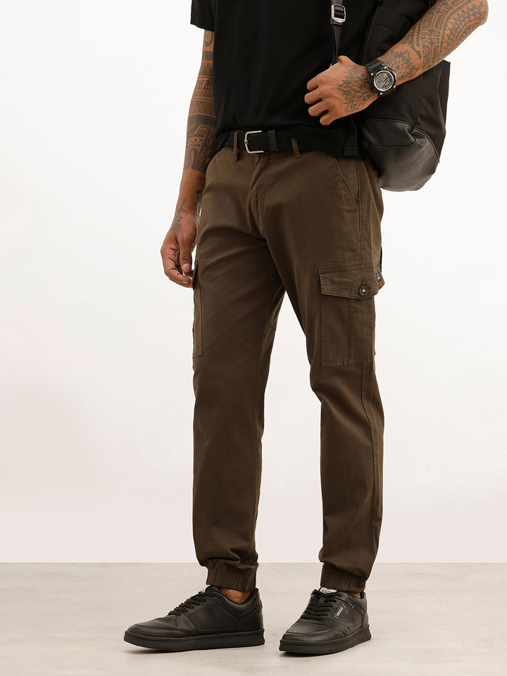 Solid Cargo Jogger | Olive