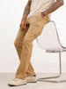 Solid Straight Fit Carpenter Trouser | Khaki