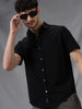 Effortless Black Short Sleeve Shirt