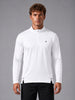Quarter Zip Sweatshirt | Active | White | WTS01FSSL1267W