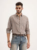 Regular Fit Checkered Shirt | Multicolor