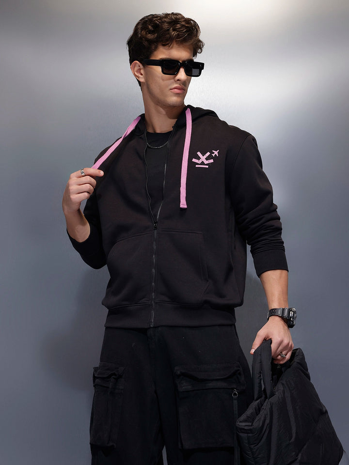 Men's Comfort Fit Hooded Sweatshirt   |  Black