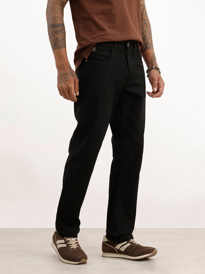 Timeless Straight Fit Denim Jeans | Black