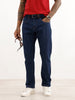 Solid Relaxed Fit Denim Jeans | Blue