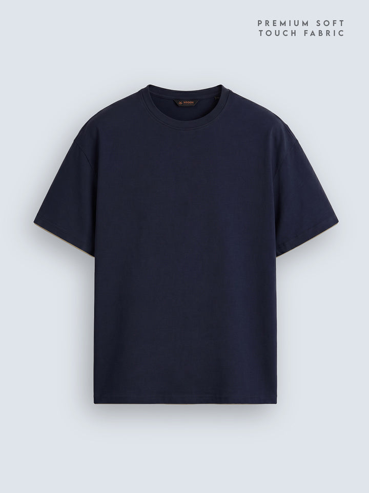 No Brainer Bounce Oversized T-Shirt | Essential | Navy Blue