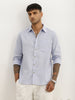 Solid Slim Fit Full Sleeve Shirt | Light Blue
