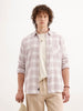 Slim Fit Textured Shirt  | Pink