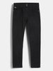Solid Slim Fit Denim Jeans | Black