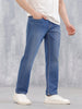 Men's Casual Anti Fit Jeans | Med Stone