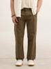 Anti Fit Solid Trouser | Olive