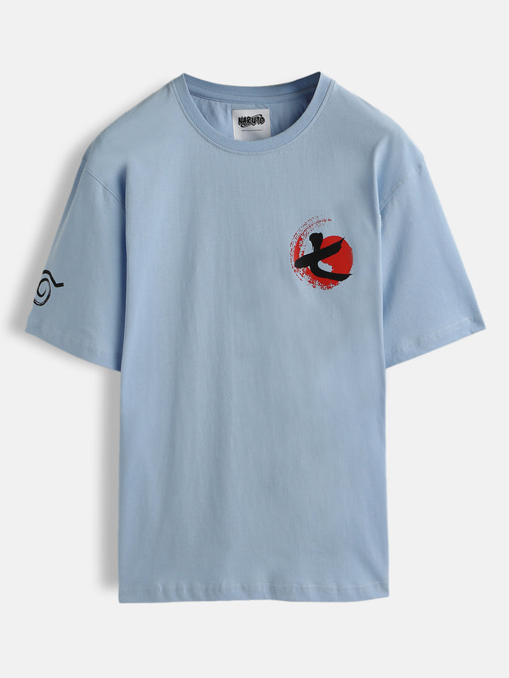 Blue Printed Naruto T-Shirt