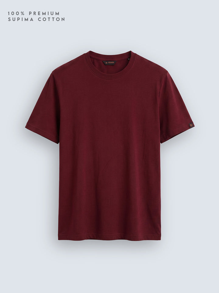 Essential Supima Crew Neck T-Shirt | Essential | Wine
