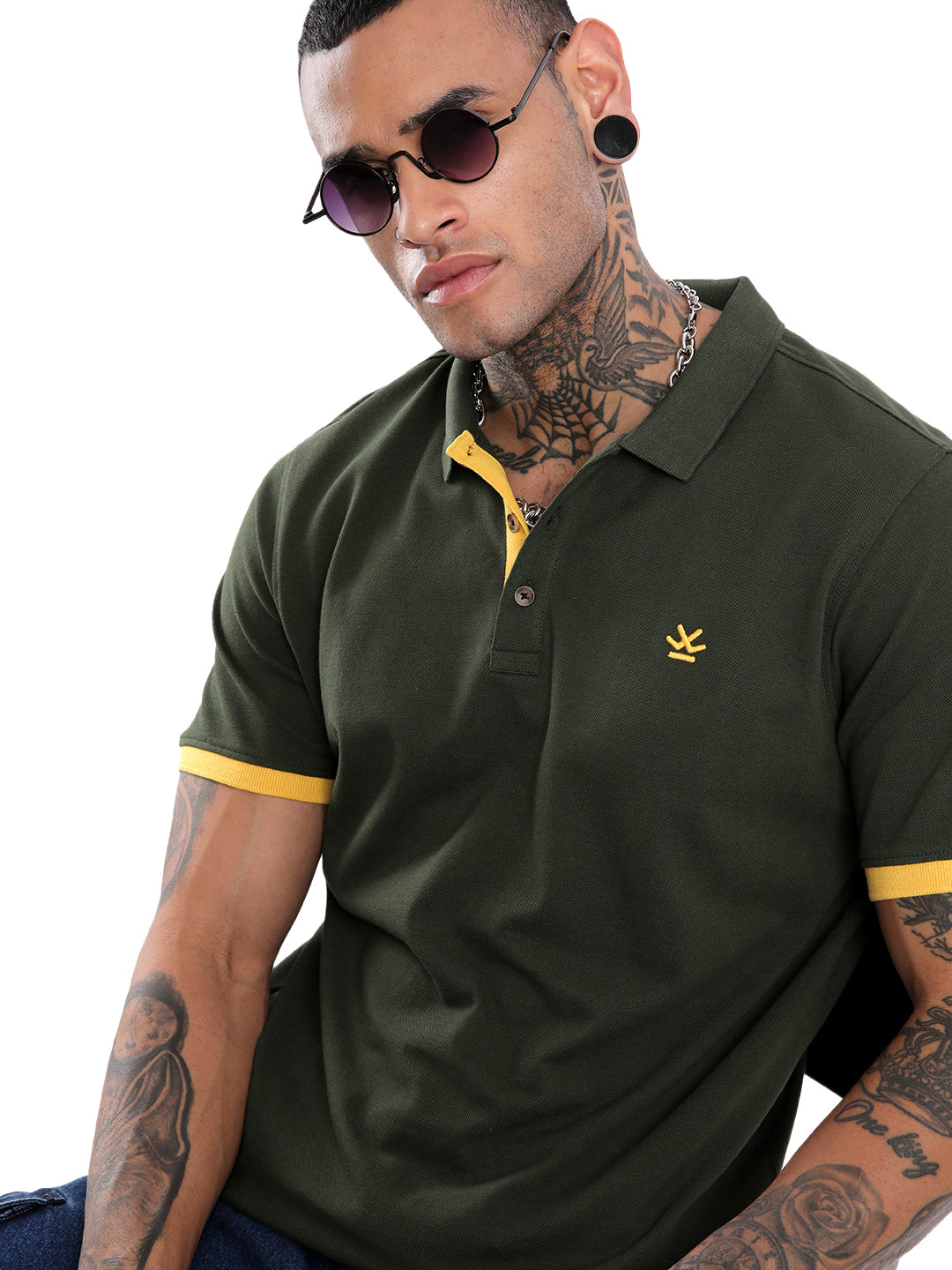 Classic Olive Polo T-Shirt