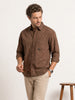 Comfort Fit Full Sleeve Shirt | Brown
