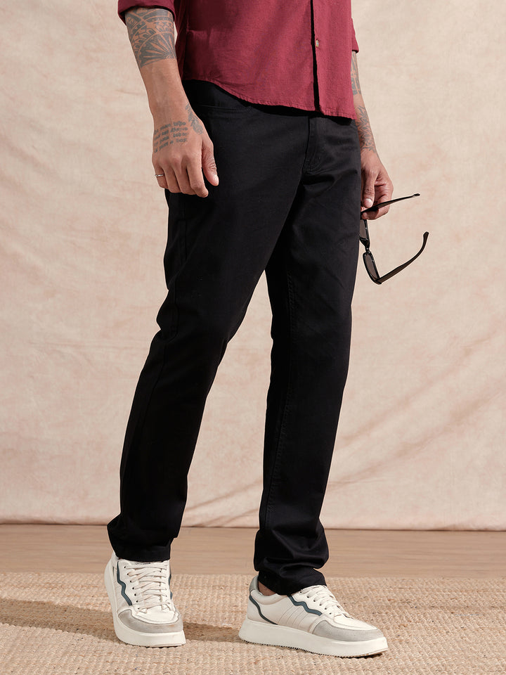Classic Slim Fit Trouser | Black