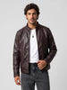 Solid Slim Fit Jacket | Black | WHJK5137