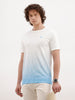 Placement Printed Slim Fit T-Shirt | White