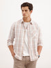 Slim Fit Checkered Shirt  | Pink