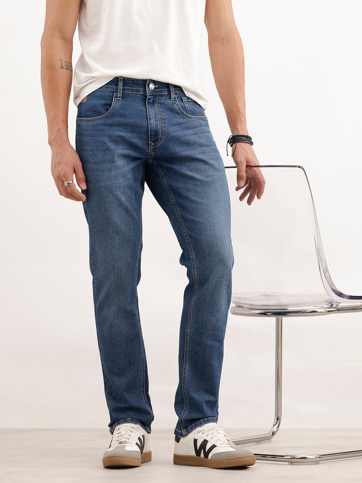 Classic Relaxed Fit Denim Jeans  | Blue
