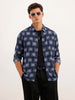 Slim Fit AOP Shirt | Blue