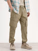 Relaxed Fit Cargo Jogger | Olive