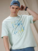 Fade Away Oversized Teal T-Shirt