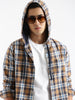 Hooded Urban Check Shirt