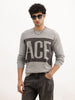 Classic Regular Fit Jacquard Sweater | Grey