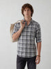 Regular Fit Checkered Shirt | Blue
