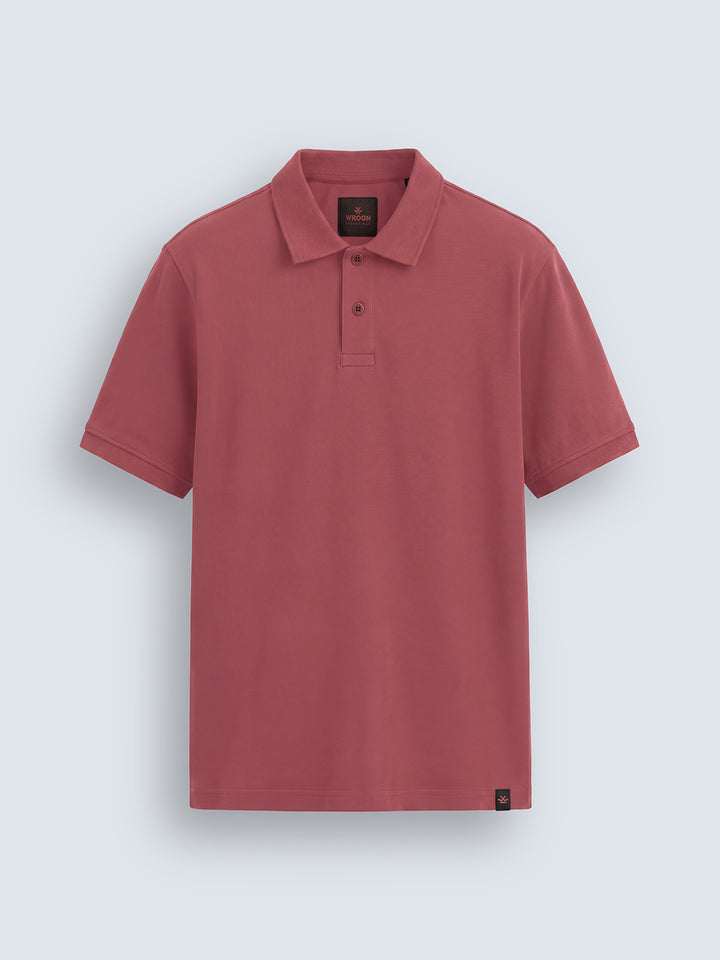 Essential Supima Polo T-Shirt |Wine