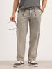 Loose Fit Pleated Denim Jeans | Grey