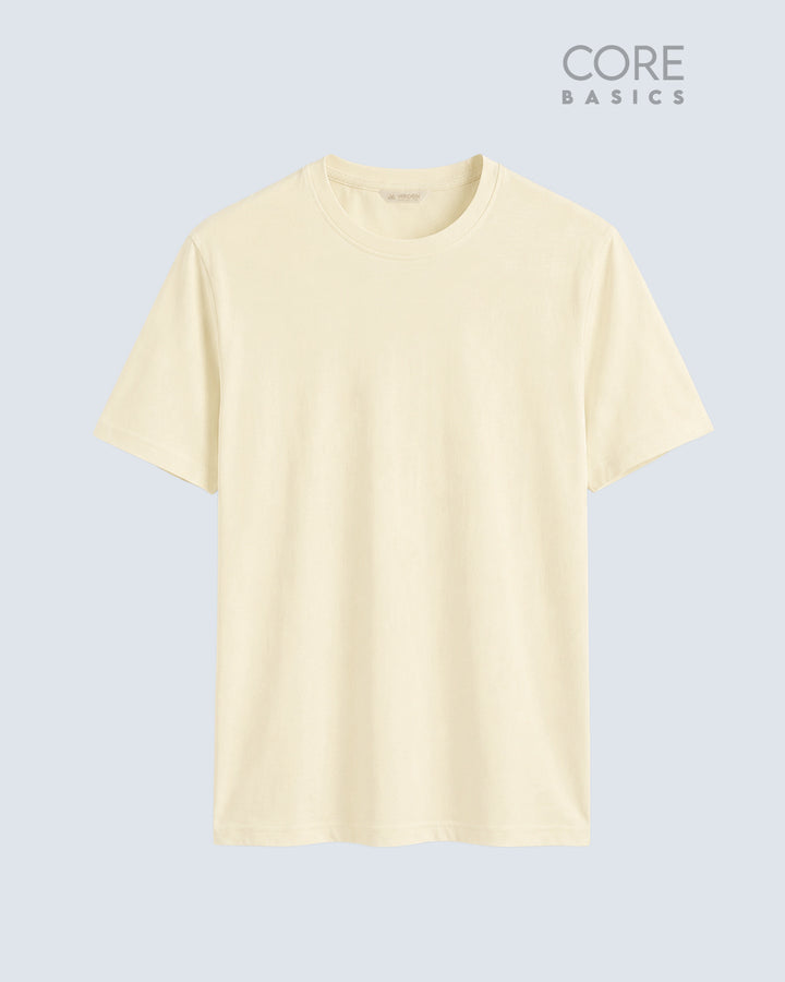 Core Basics Regular Fit T-Shirt | Essential | Yellow