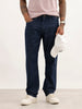 Solid Anti Fit Denim Jeans | Dark Blue