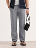 Anti Fit Linen Blend Trouser | Blue