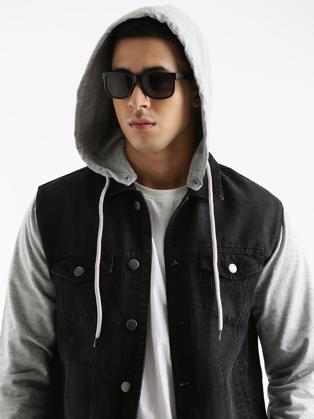 Hooded Denim Jacket