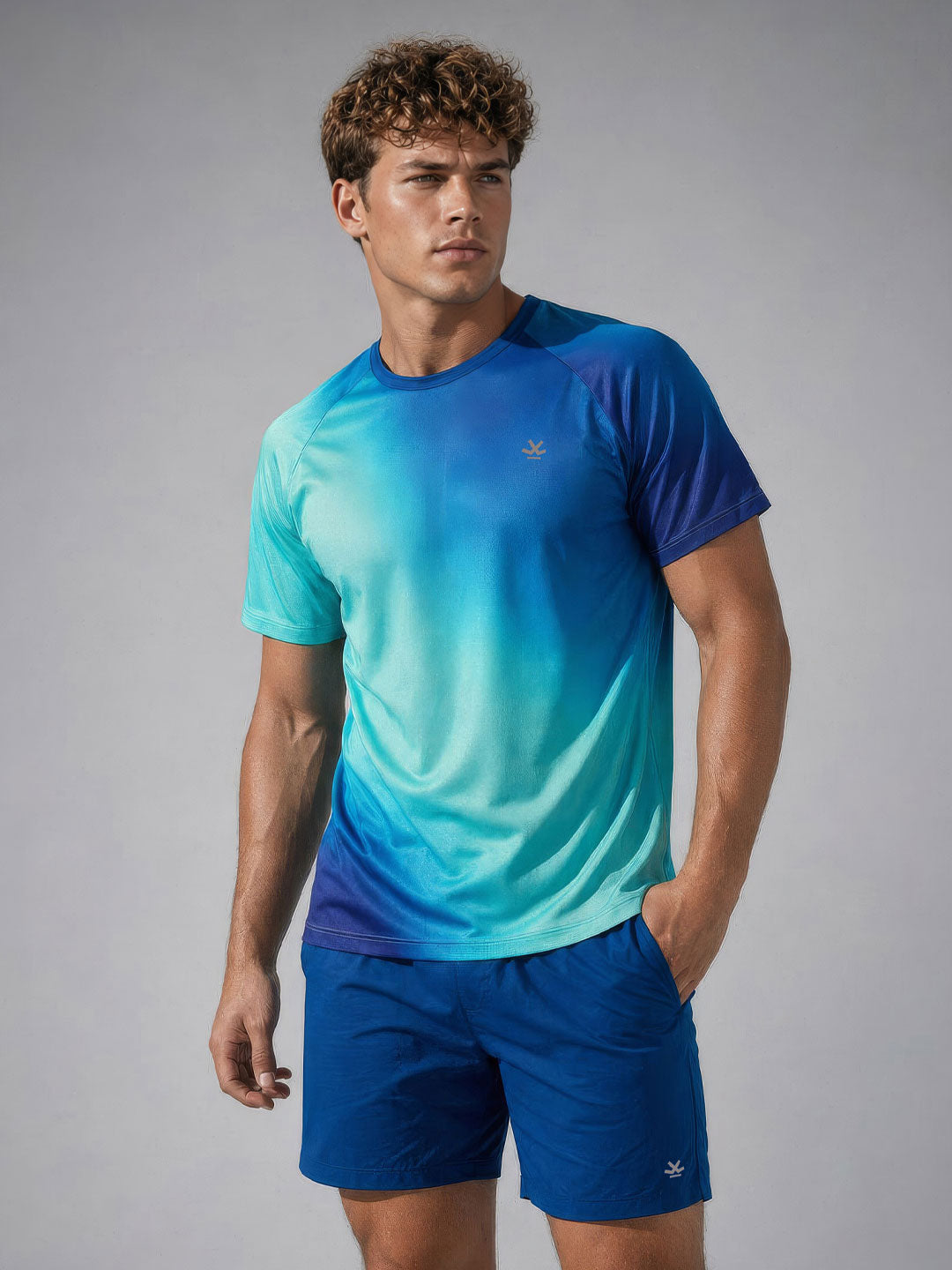 AquaFlow Gradient Active Tee | Active |  Blue
