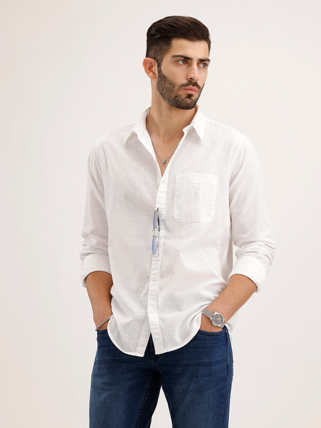 Classic Regular Fit Shirt | White