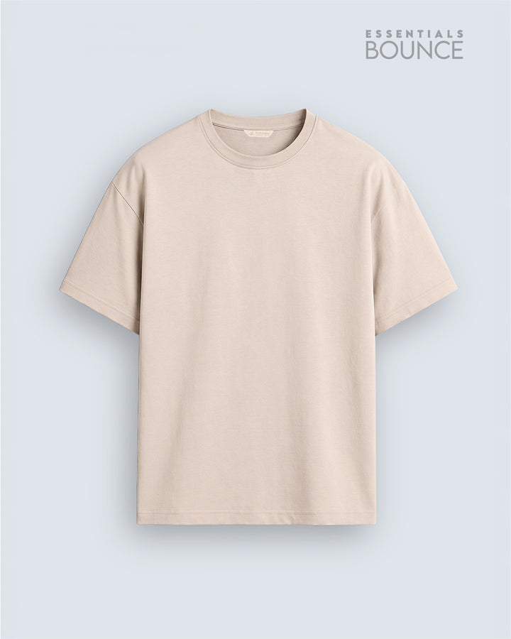 No Brainer Bounce Oversized T-Shirt | Essential | Beige
