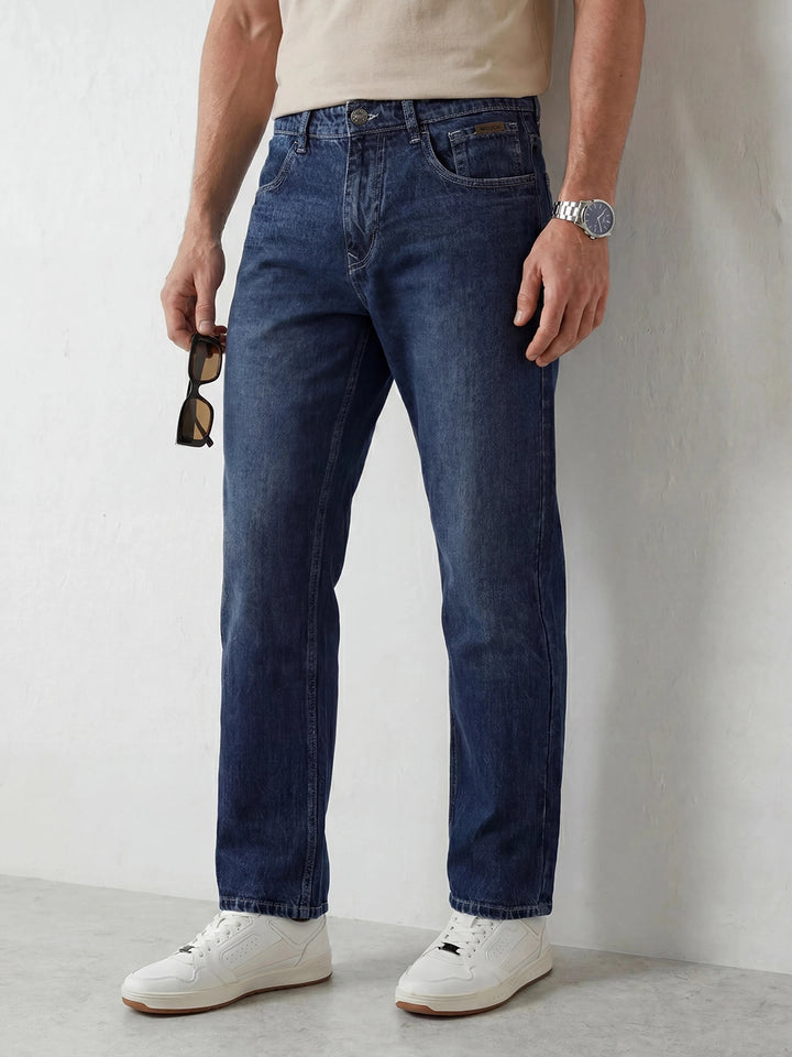 Anti Fit Light Faded Denim Jeans | Blue