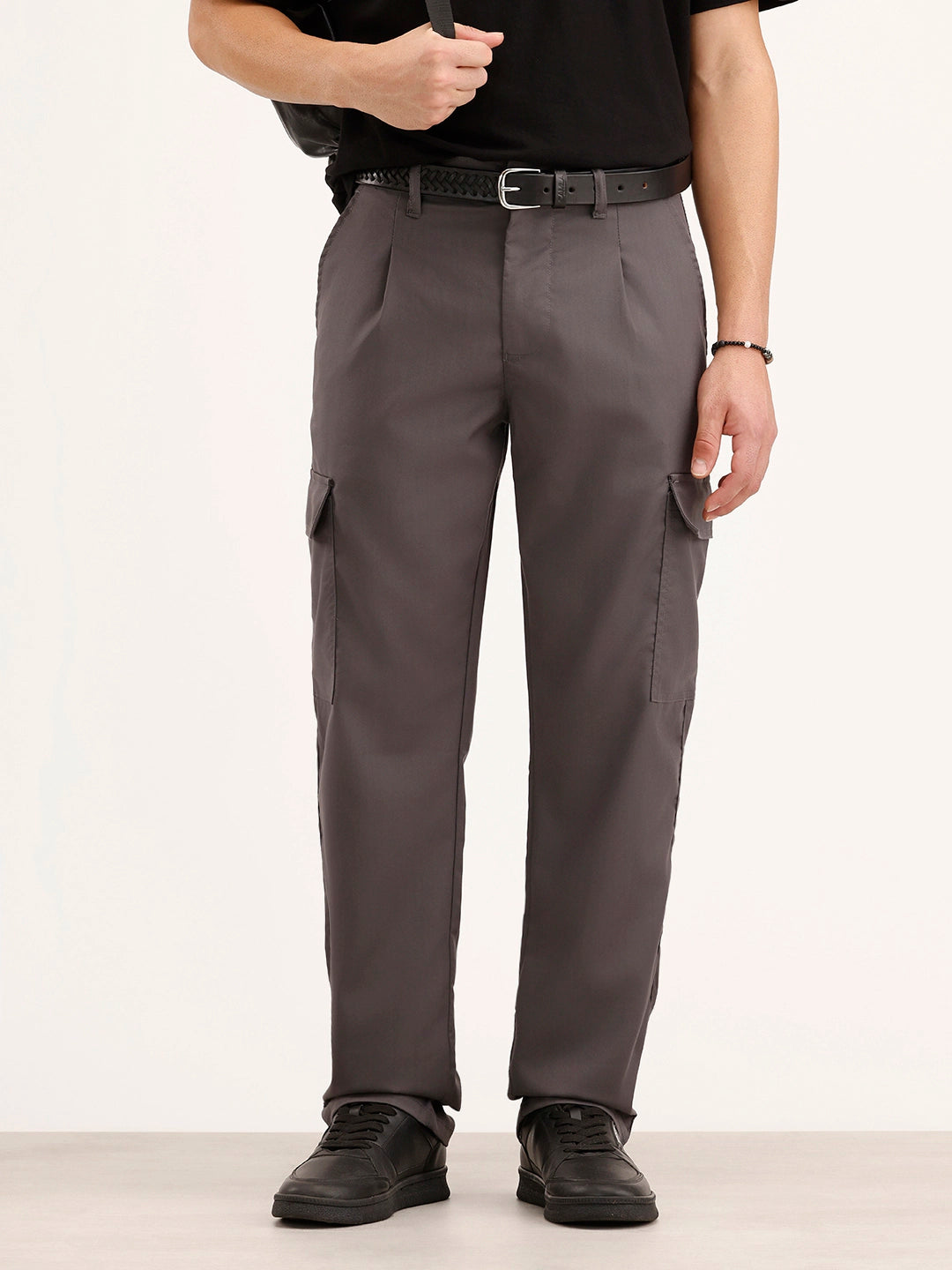 Anti Fit Cargo Trouser | Dark Grey