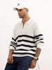 Classic Comfort Fit Knitted T-Shirt | White