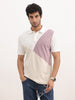 Classic Slim Fit Cut & Sew Polo T-Shirt | Off White