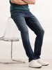 Faded Slim Fit Denim Jeans  | Blue