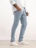 Washed Solid Slim Fit Jeans | Light Blue | WJN100SL7611W