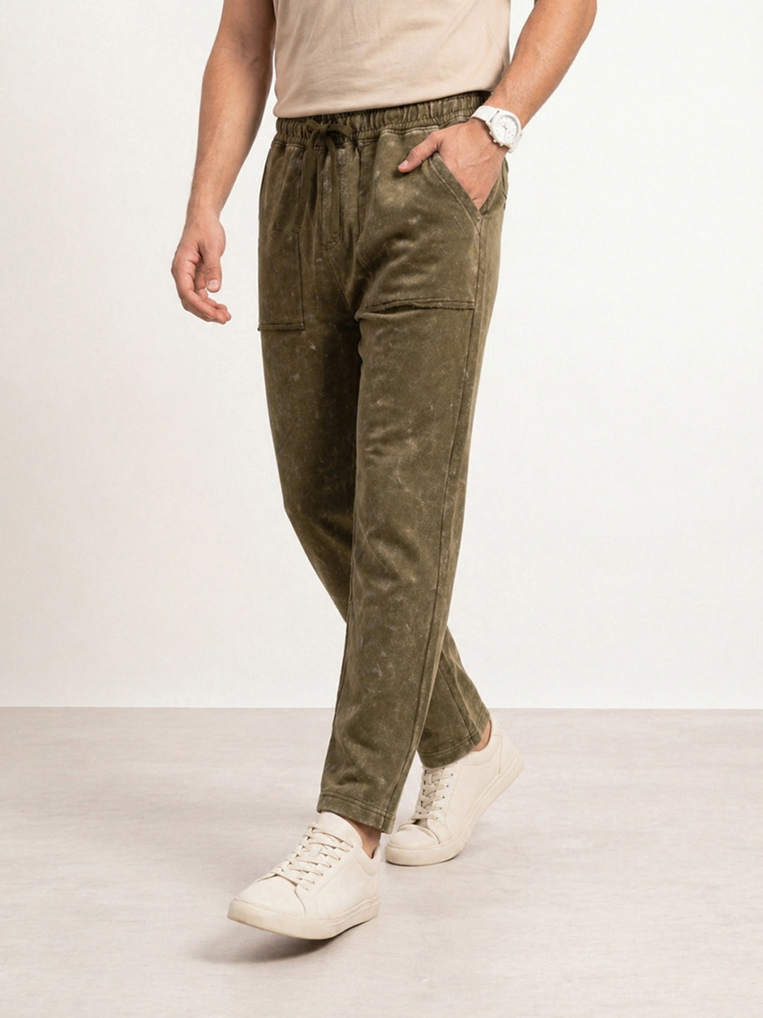 Relaxed Fit Jogger | Khaki