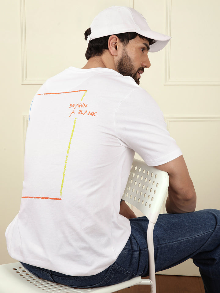 Drawn A Blank White T-Shirt