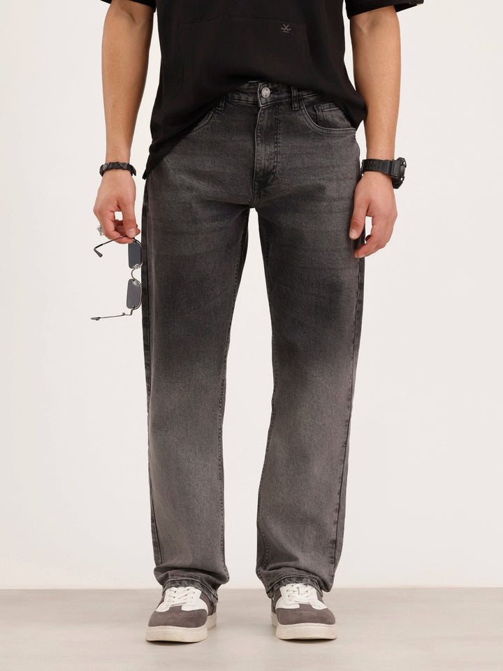 Anti Fit Faded Denim Jeans | Grey