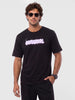 Classic Placement Printed T-Shirt | Black